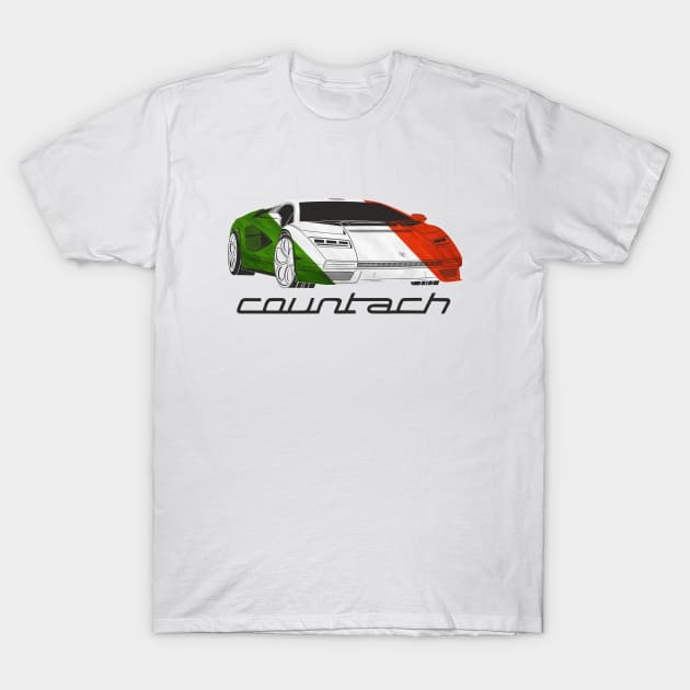 Lamborghini countach T-Shirt by Magnit-pro 